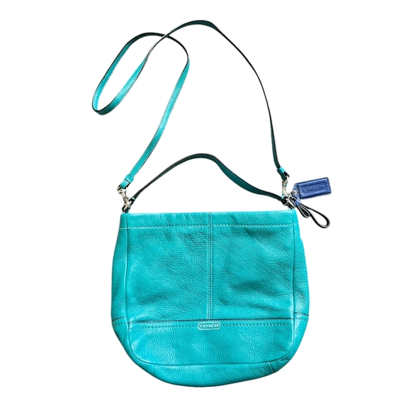 COACH Turquoise Crossbody Bag - Picture 1 of 6